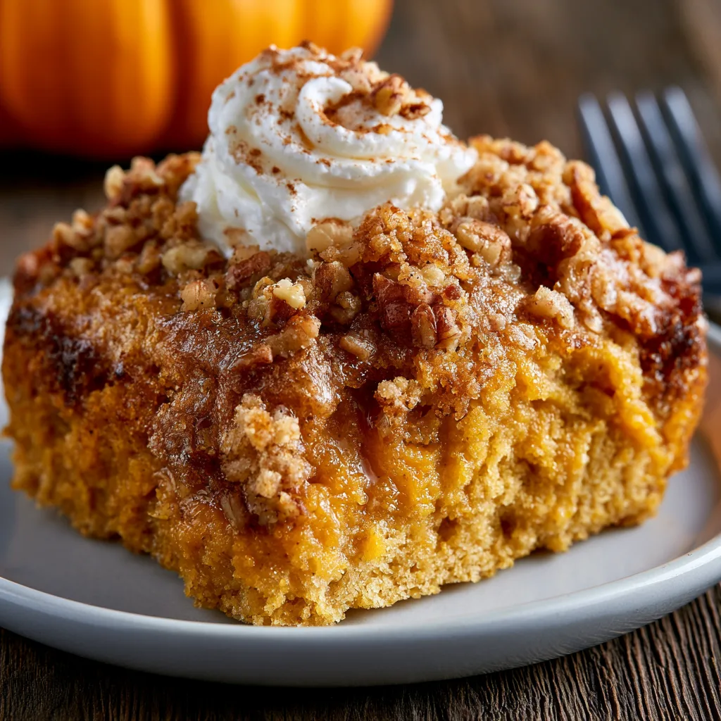 Easy Pumpkin Dump Cake Recipe