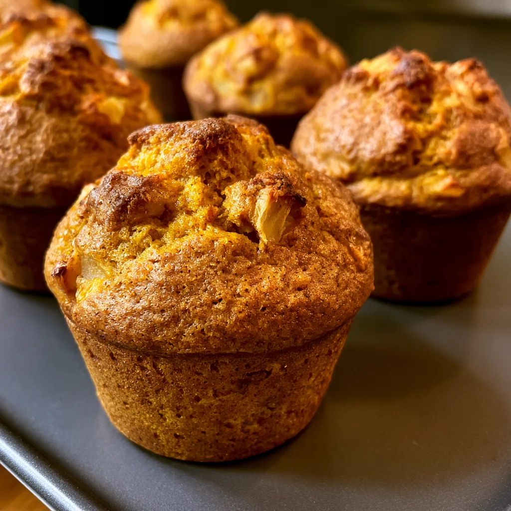 Fall Flavors - Apple Pumpkin Muffins