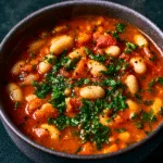 Fasolatha - White Bean And Tomato Soup - (Vegan, Gluten-free) Real Greek Recipes | Recipe in 2020 |