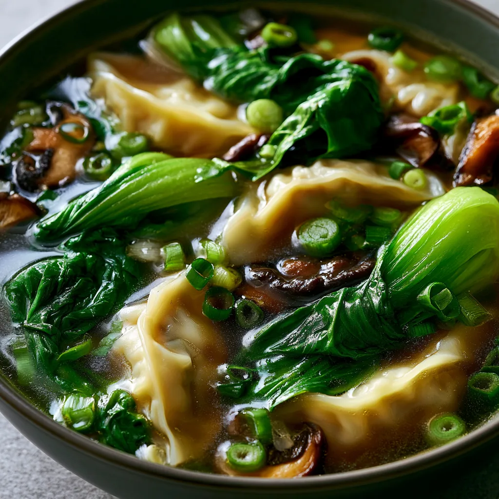 Gyoza Soup (Japanese Dumpling Soup)