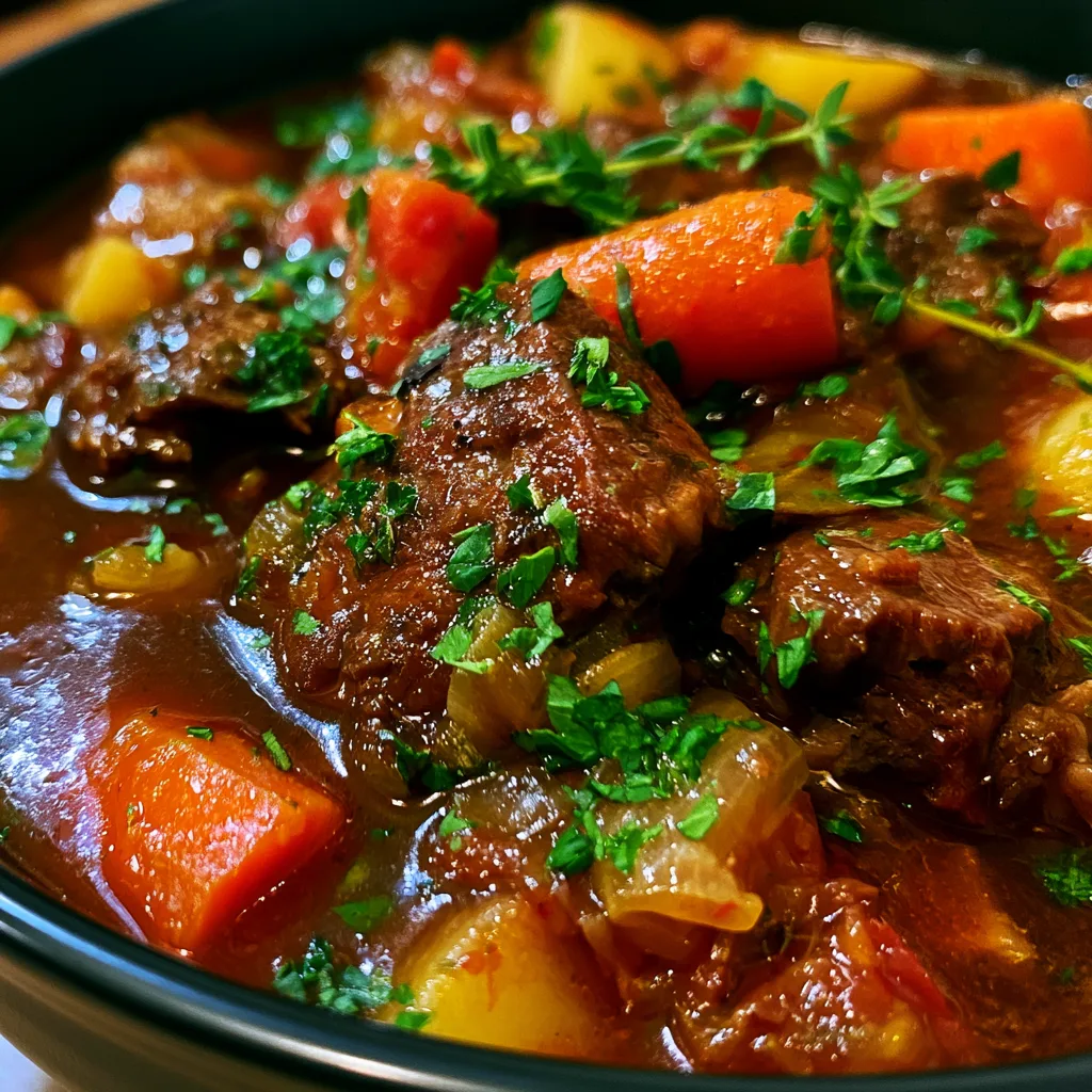 Hearty Old Fashioned Beef Stew Recipe