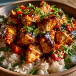Honey BBQ Chicken Rice That Is Irresistible Comfort Meal Flavorful