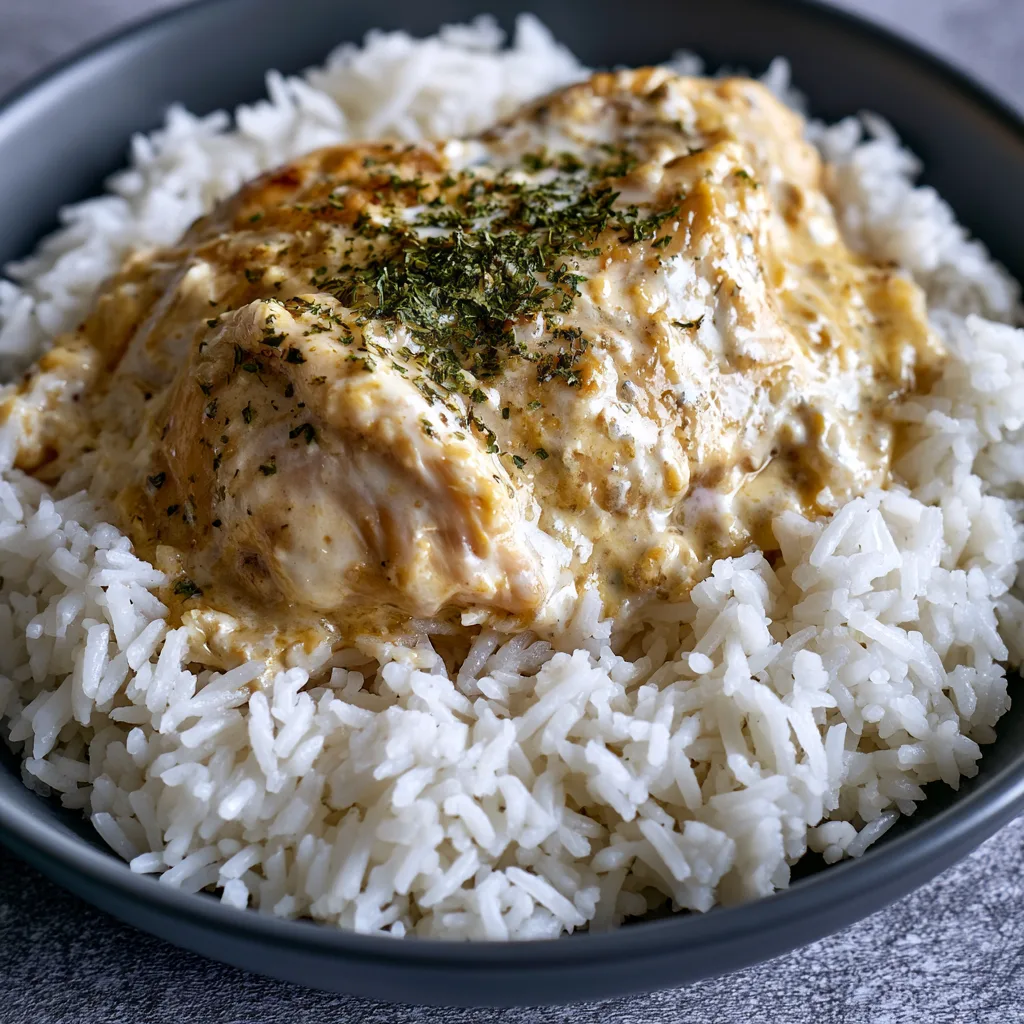 LE Poulet Crémeux & Riz Réconfortant Ultra Facile et Rapide pour le Dîner
