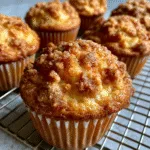 Moist Apple Cinnamon Crumb Muffins