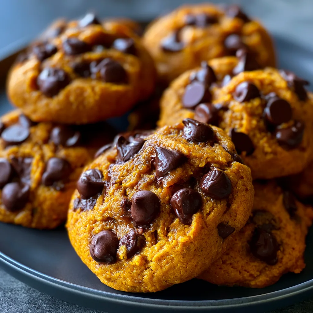 PUMPKIN CHOCOLATE CHIP COOKIES (SOFT BATCH)