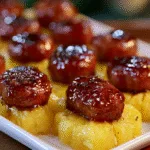 Pineapple Brown Sugar Mississippi Lil’ Smokies Bites