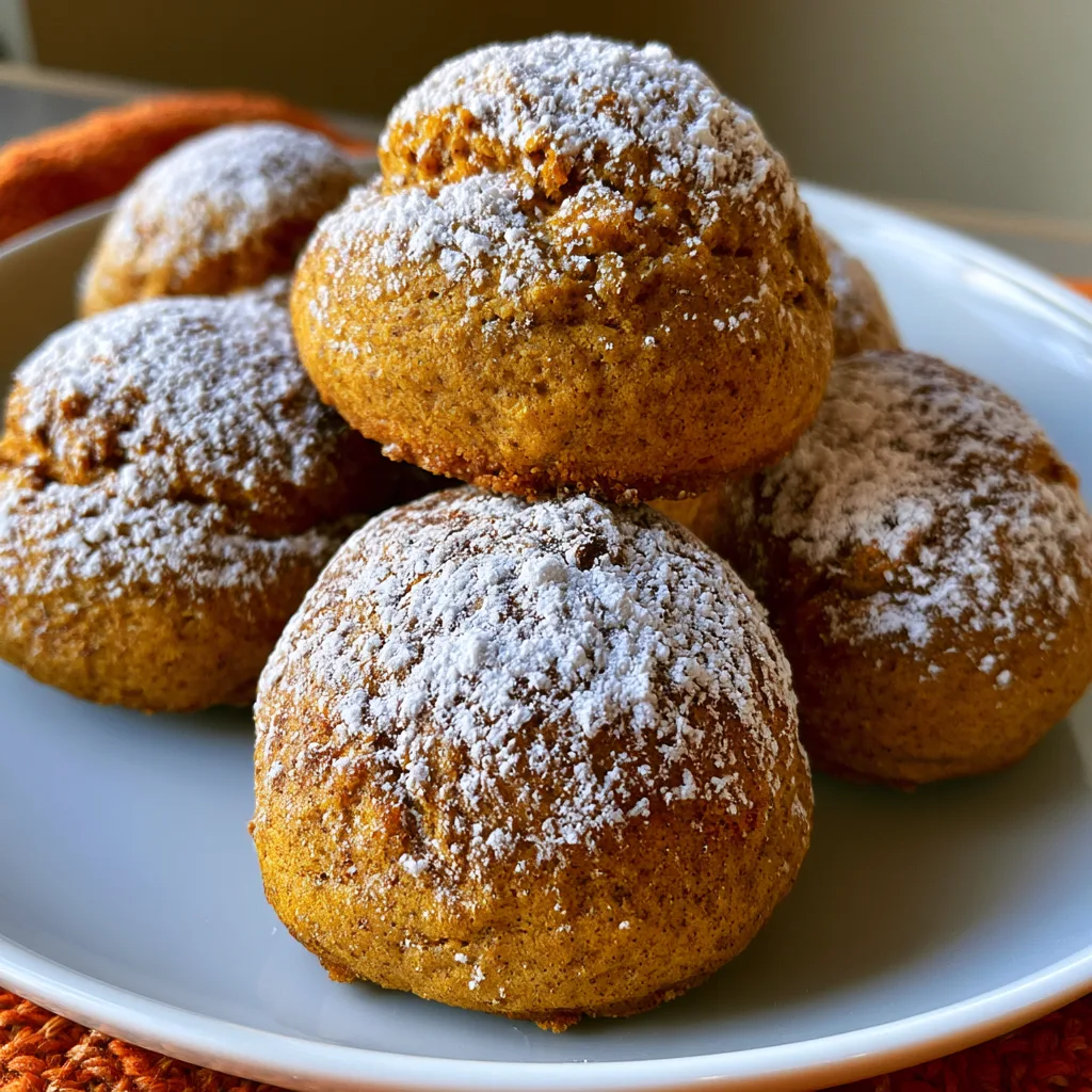 Pumpkin Coffee Cake Cookies 🎃🍪☕️