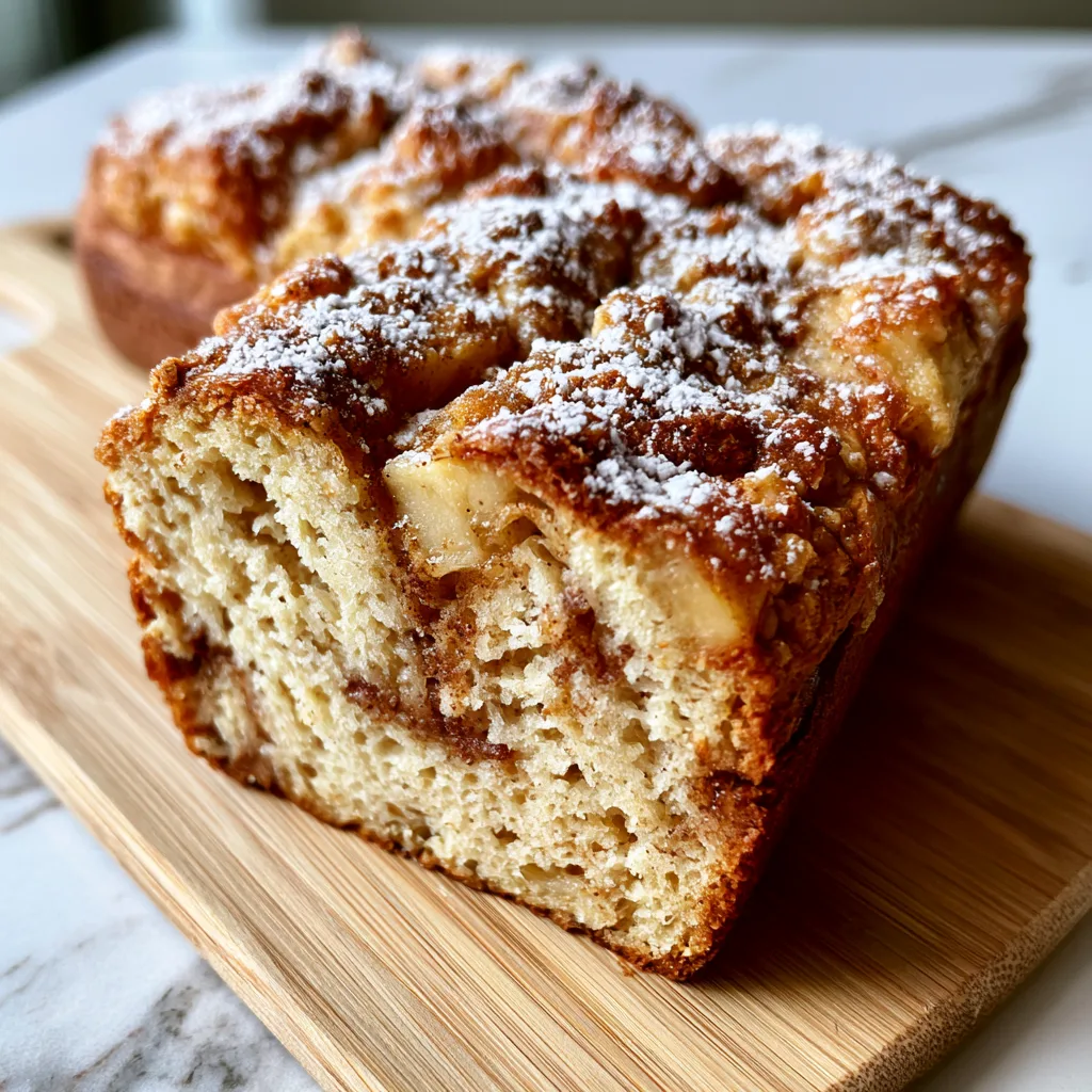 Spiced Apple Fritter Bread For Fall - A Cozy Recipe with Warm Flavors and Cinnamon Delights