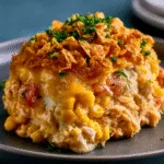 Street Corn Chicken Casserole – Creamy, Cheesy & Bursting with Bold Flavor!