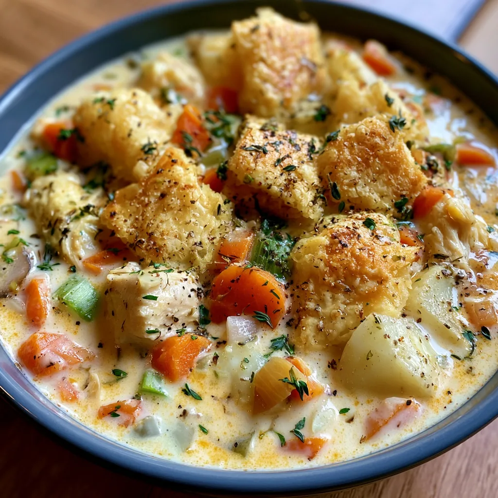 (The BEST) Chicken Pot Pie Soup Recipe