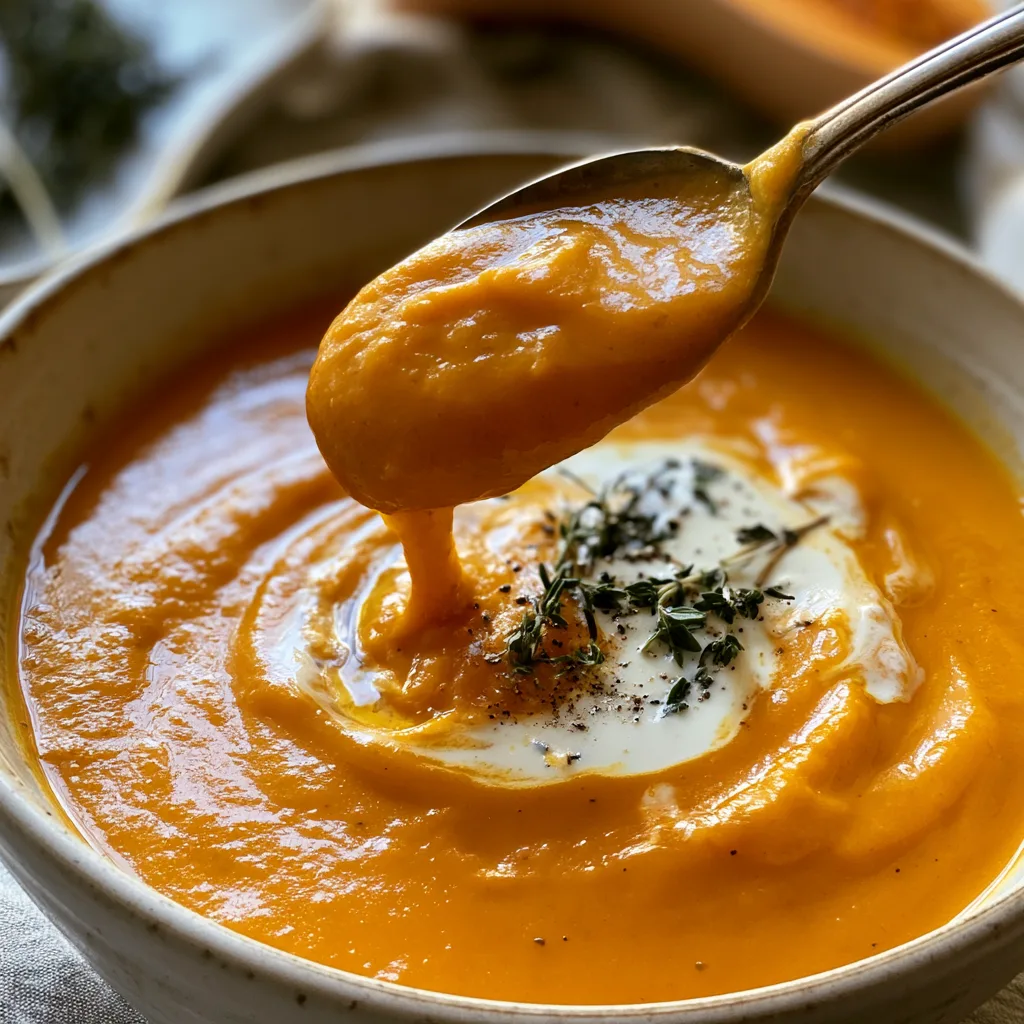 Cozy Up with Creamy Caramelized Onion Butternut Squash Soup