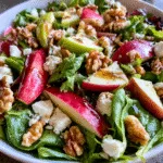 Delicious Autumn Harvest Honeycrisp Apple and Feta Salad Recipe!