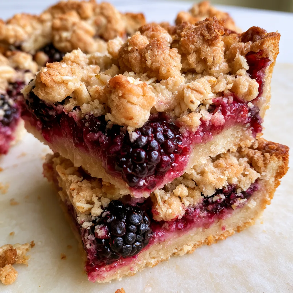Delicious Blackberry Crumb Bars You Can't Resist!