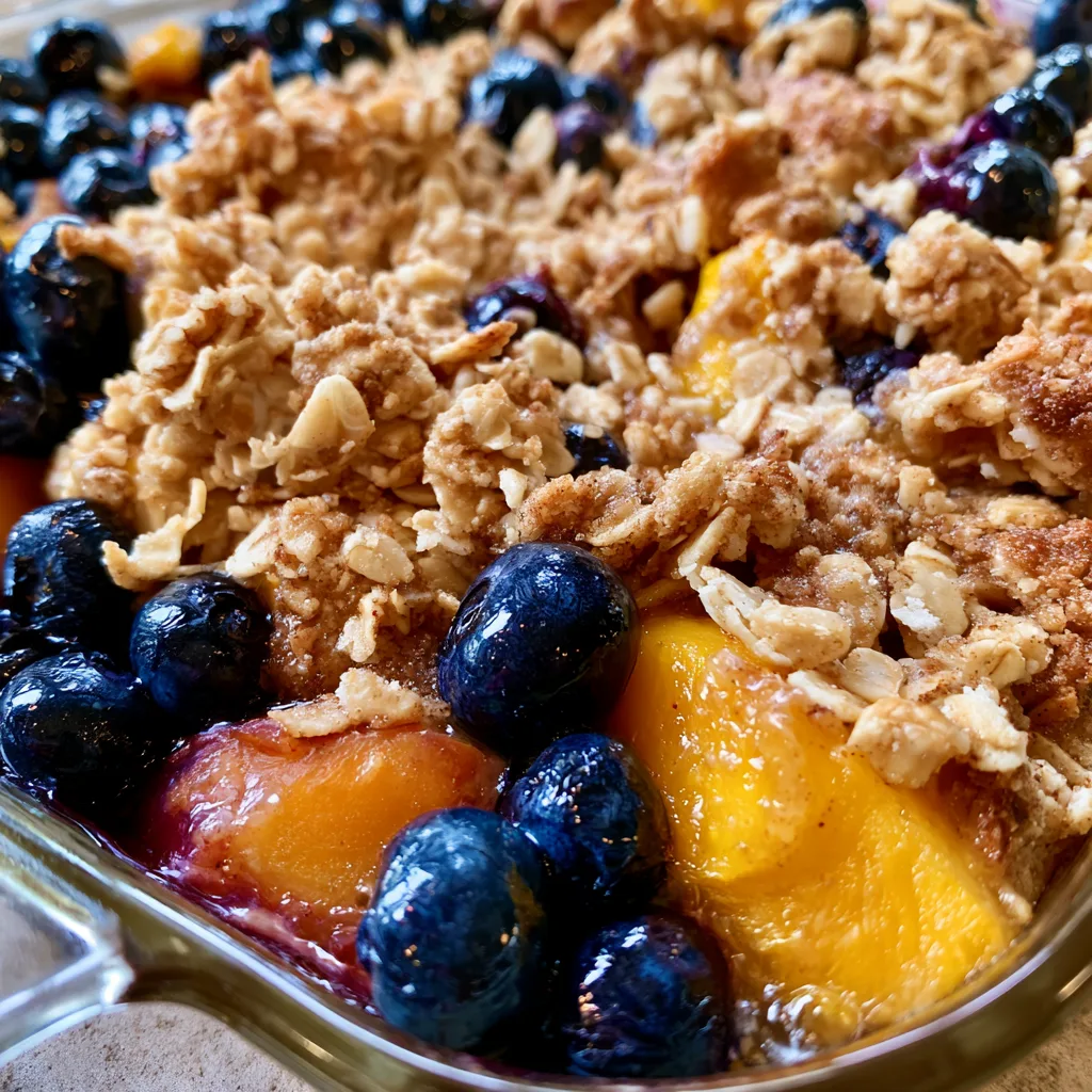 Delicious Blueberry Peach Crisp: A Summer Dessert Delight