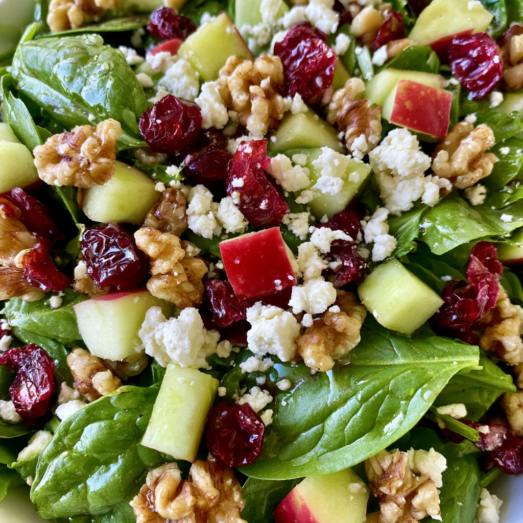 Deliciously Crisp Apple Cranberry Walnut Salad Recipe You’ll Love!