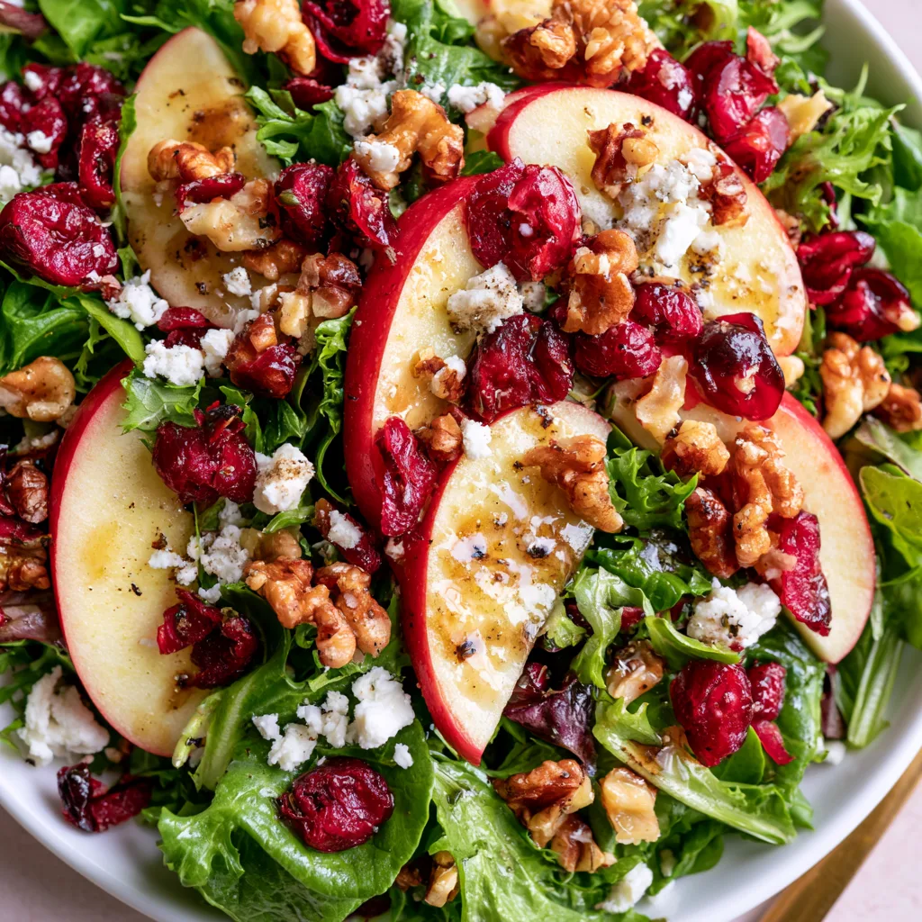 Deliciously Easy Apple Cranberry Salad Recipe You’ll Love!