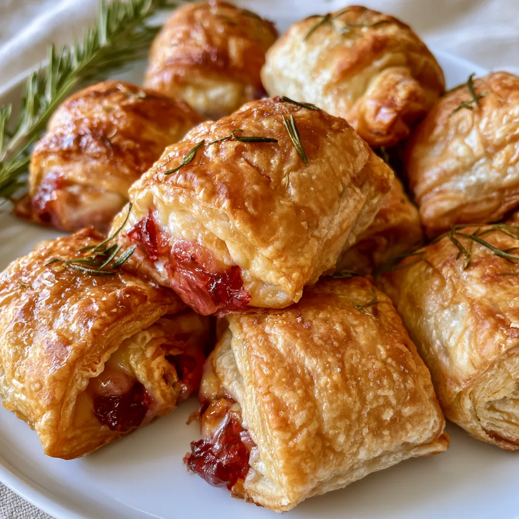 Deliciously Easy Cranberry Brie Bites for Your Next Gathering!