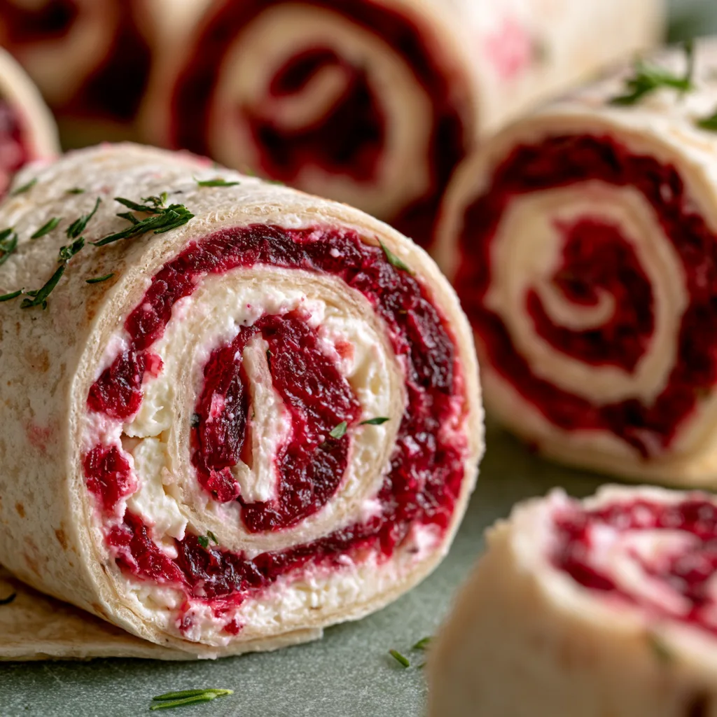 Deliciously Festive Cranberry Feta Pinwheels for Your Next Gathering!