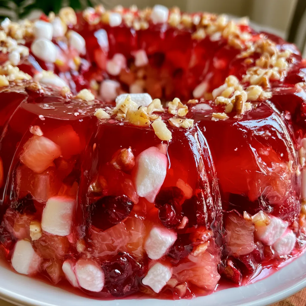 Deliciously Festive Cranberry Jello Salad Recipe You'll Love!