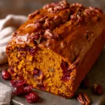 Deliciously Moist Cranberry Pecan Pumpkin Bread Recipe