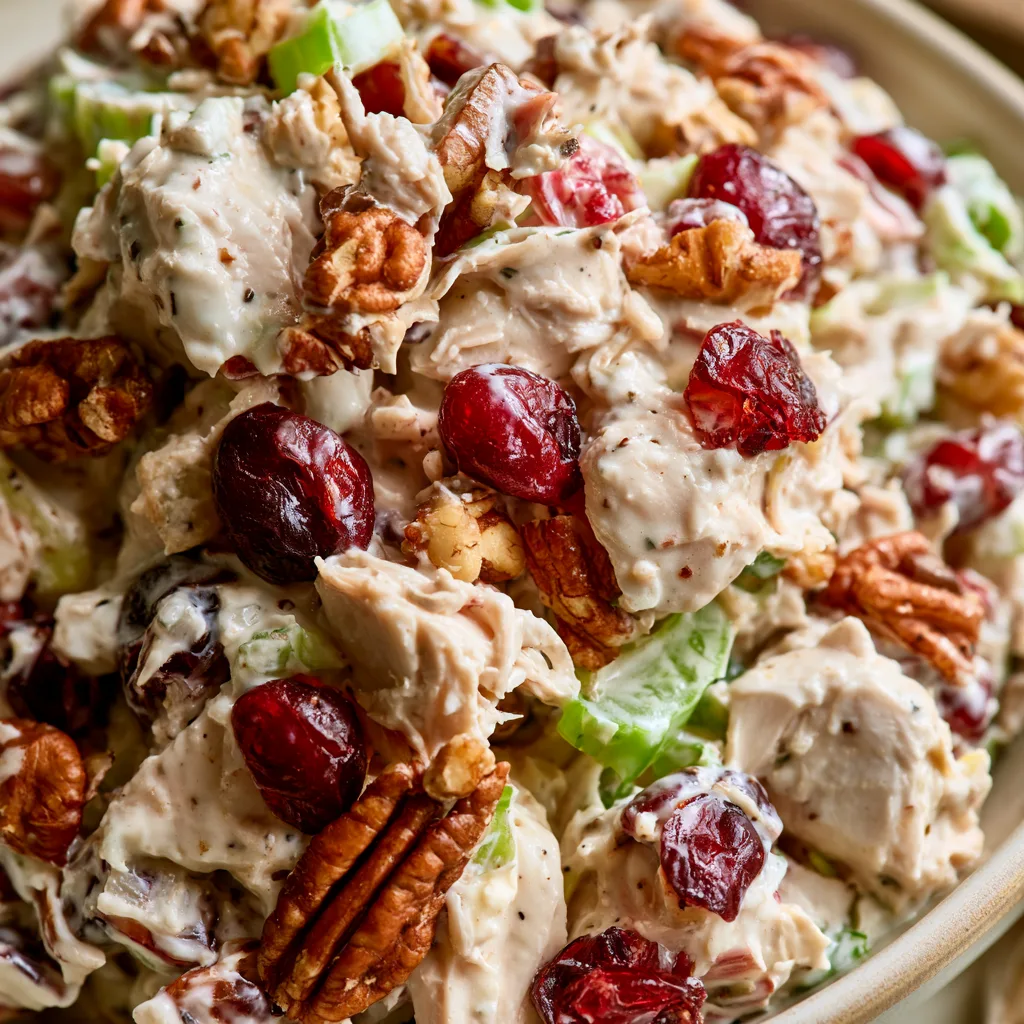 Deliciously Refreshing Cranberry Pecan Chicken Salad Recipe