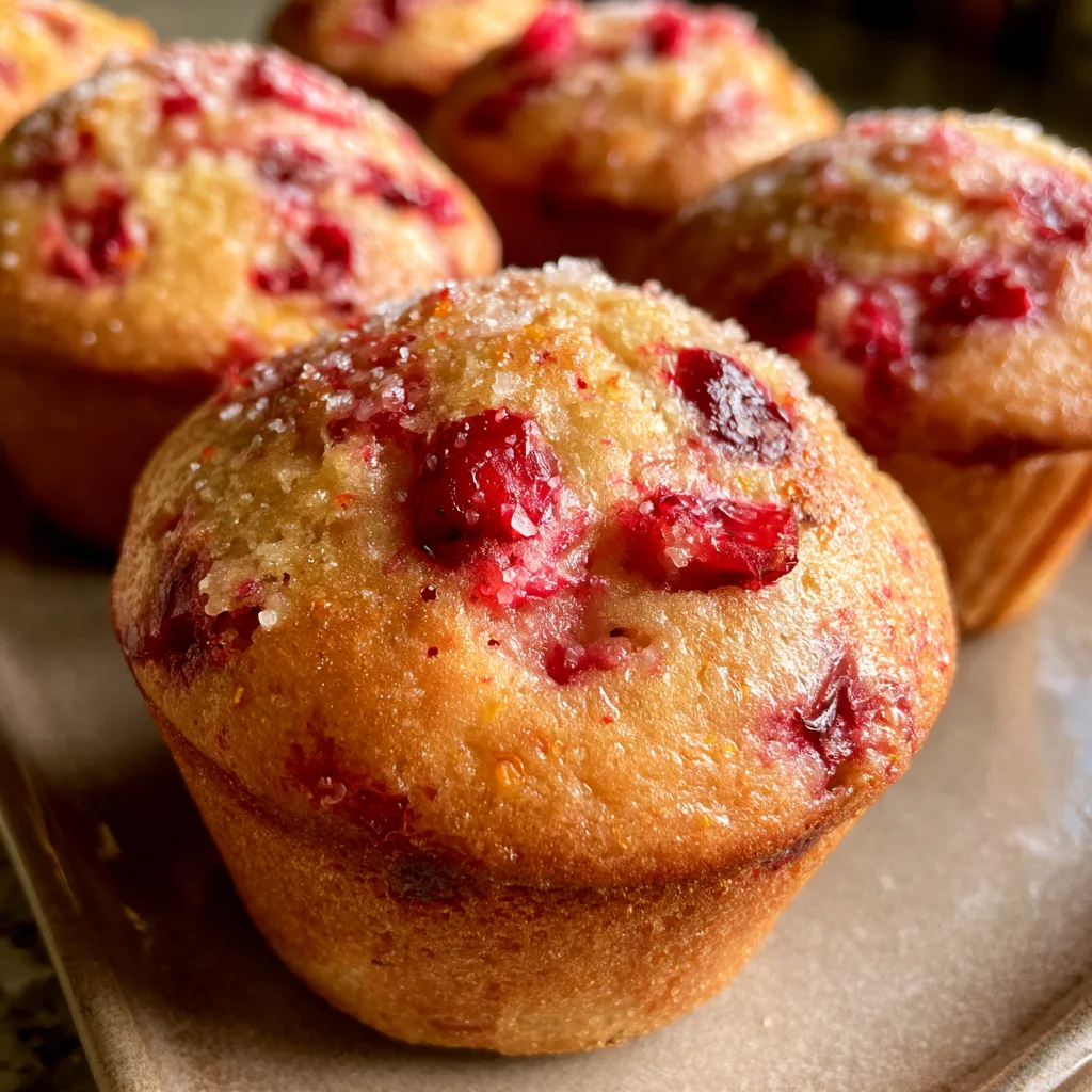 Deliciously Tart: Easy Cranberry Orange Muffins Recipe!