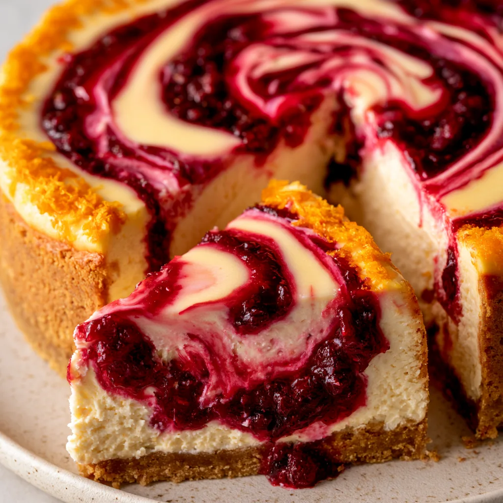 Delight in a Zesty Cranberry Orange Cheesecake Recipe!