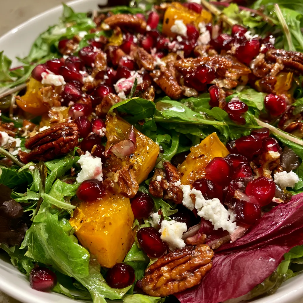 Delight in the Season: Autumn Harvest Salad with Pomegranates