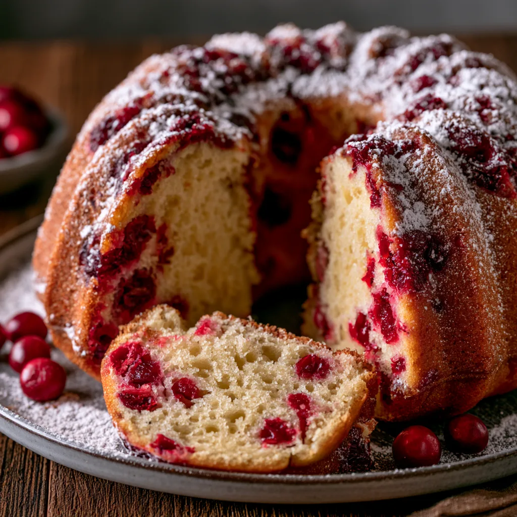 Delightful Christmas Cranberry Pound Cake Recipe You Must Try!