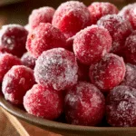 Delightful Sugared Cranberries: Festive Holiday Dessert and Appetizer Ideas!