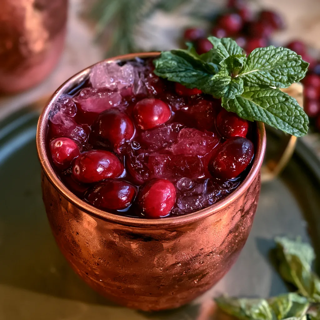 Festive Cranberry Moscow Mule Recipe You’ll Love!