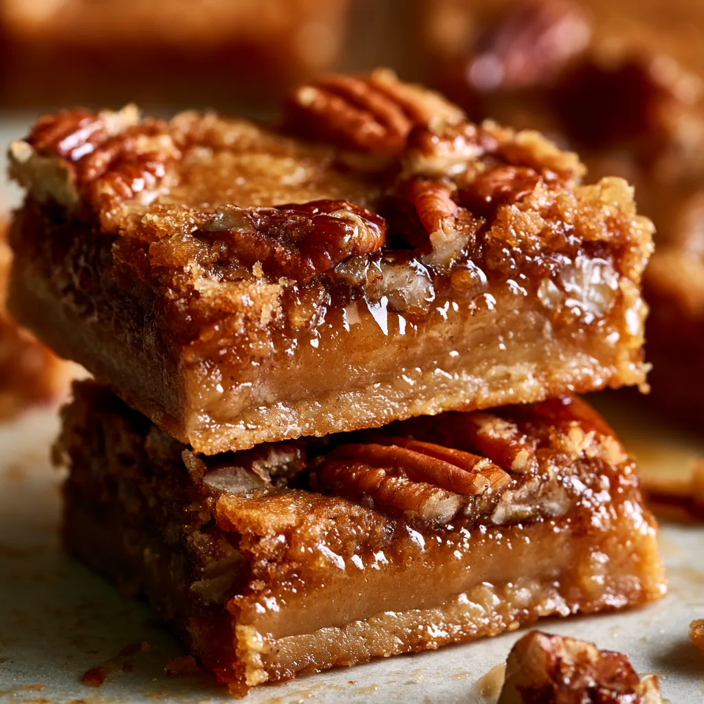 Indulge in Decadent Maple Pecan Bars!