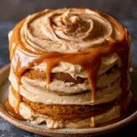 Indulge in Decadent Pumpkin Cake with Caramel Cream Cheese Frosting!