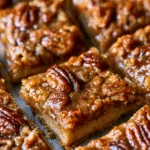 Indulge in Lazy Girl Pecan Pie Bars for a Stress-Free Thanksgiving Treat!