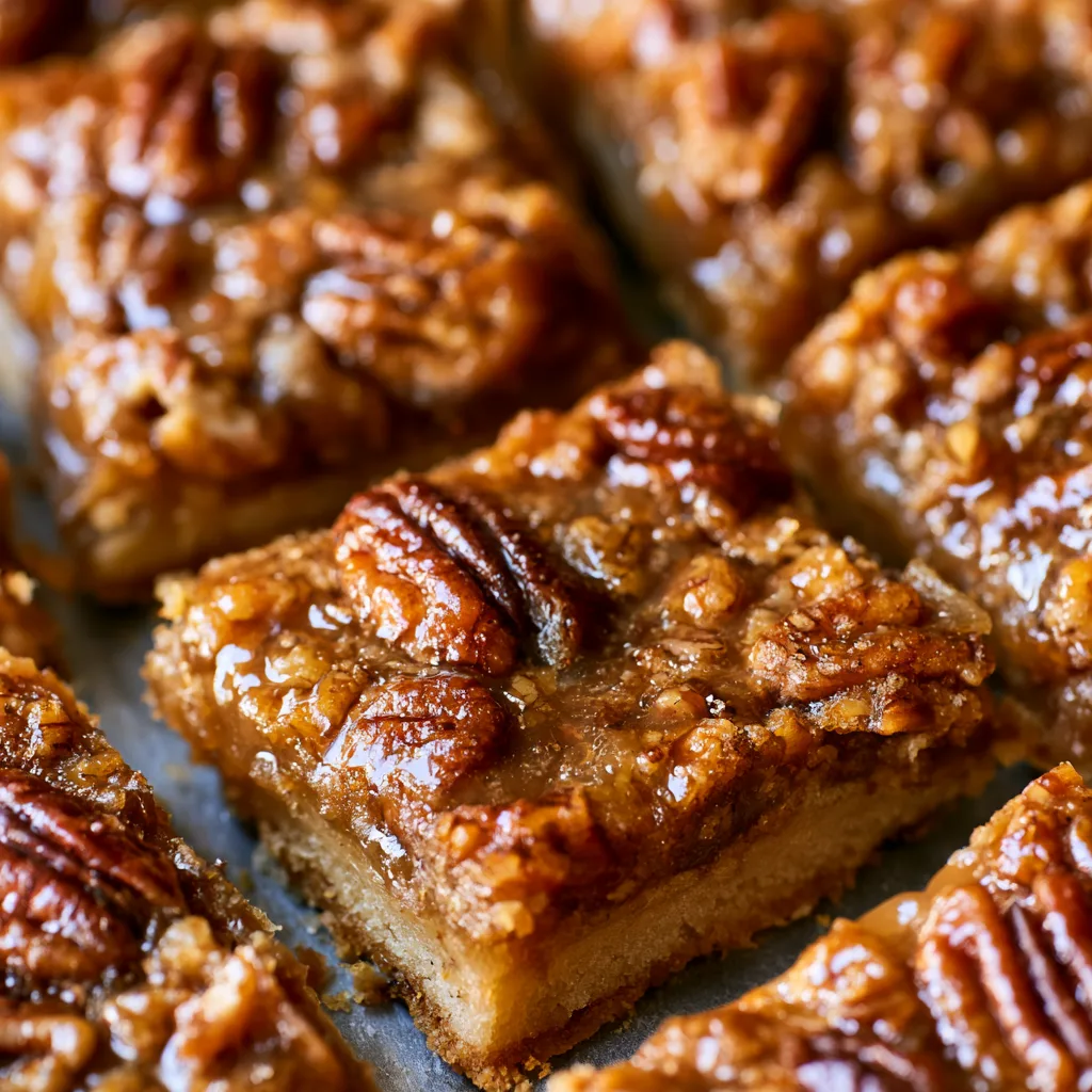 Indulge in Lazy Girl Pecan Pie Bars for a Stress-Free Thanksgiving Treat!