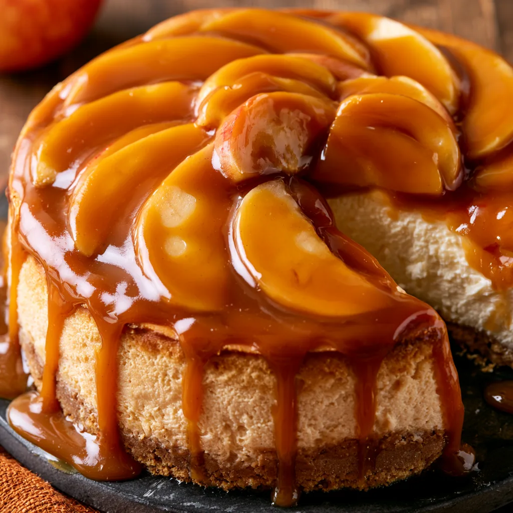 Indulge in This Easy Caramel Apple Cheesecake Recipe for a Thanksgiving Delight!
