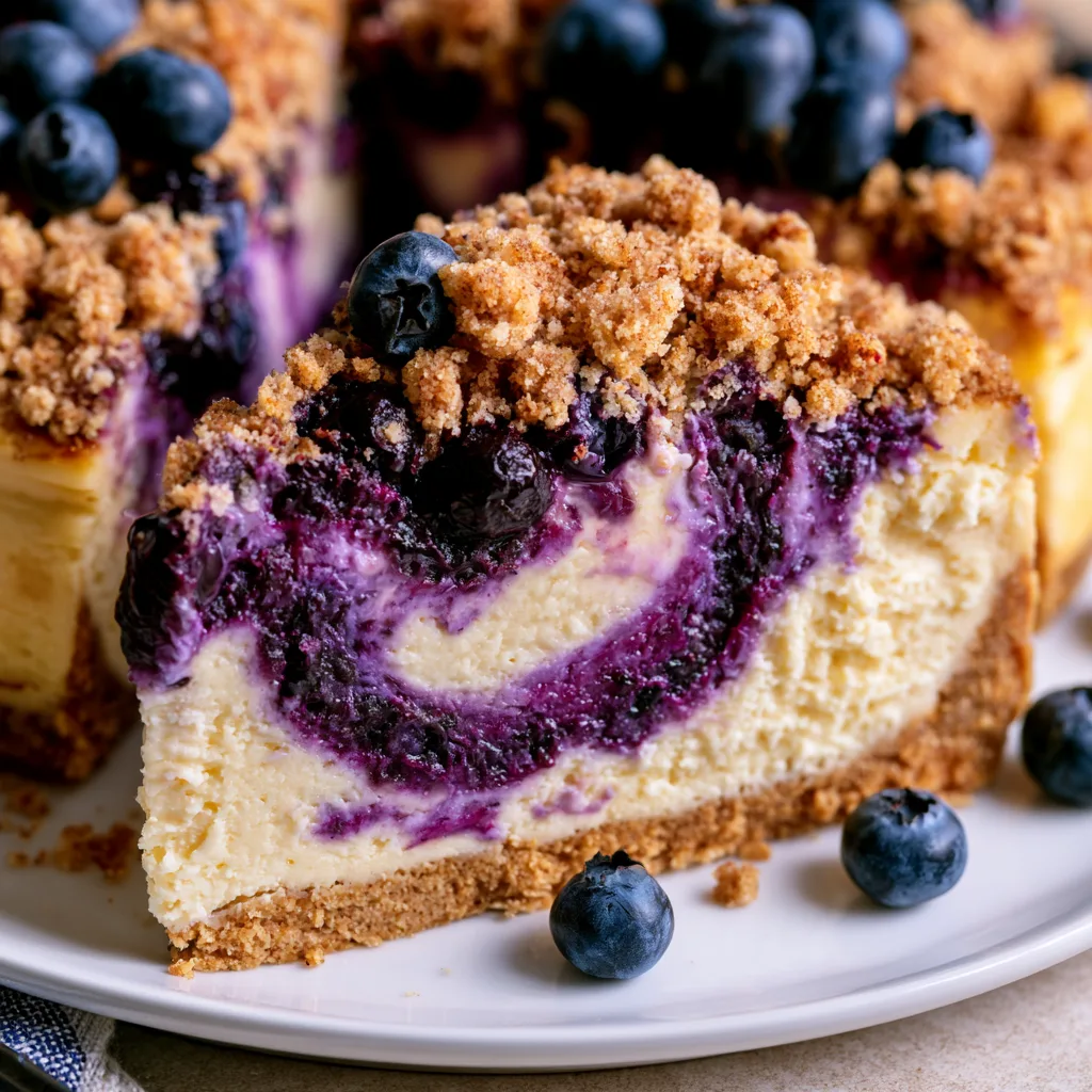 Indulge in the Best Blueberry Crumble Cheesecake Recipe!