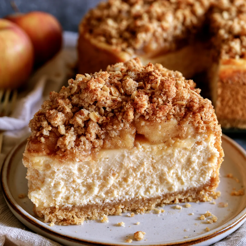 Irresistible Apple Crumble Cheesecake Recipe You Must Try!