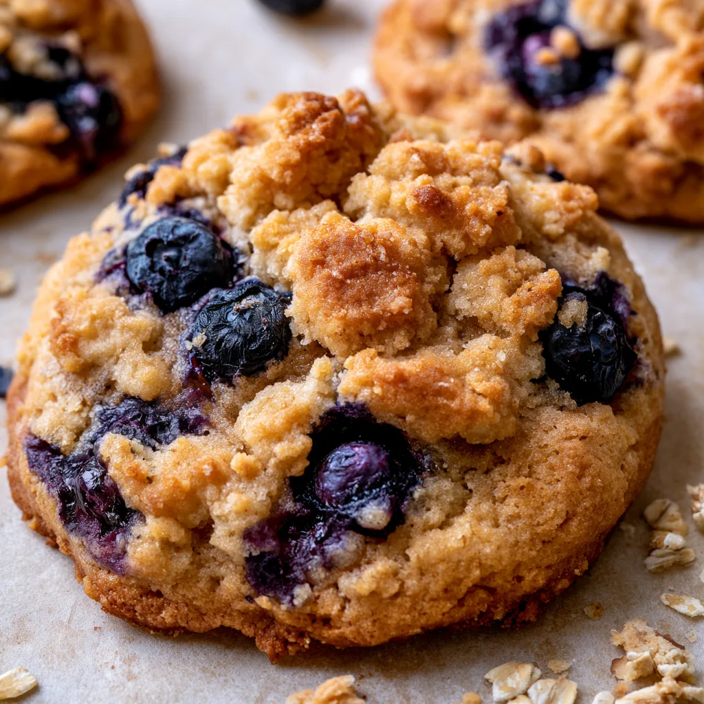 Irresistible Blueberry Crumble Cake Cookies You Need to Try!
