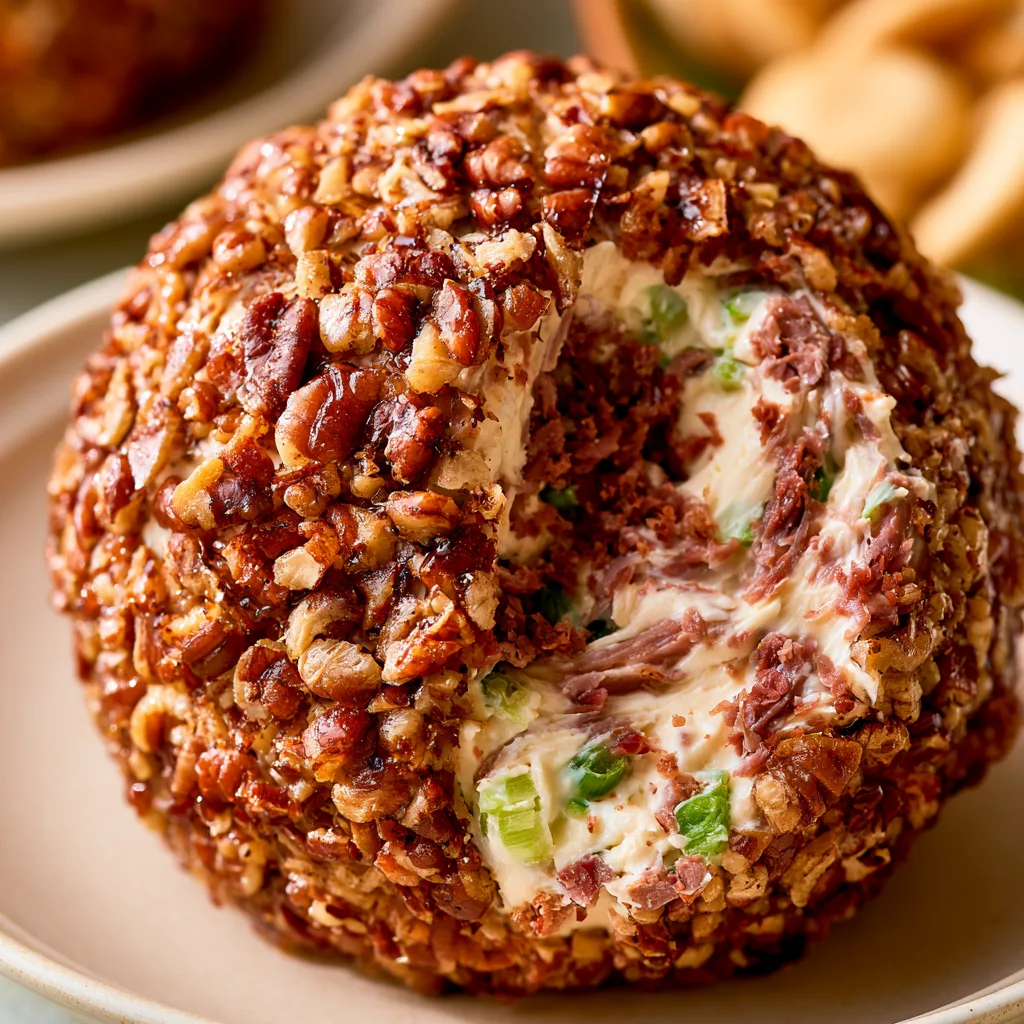 Irresistible Dried Beef Cheeseball: A Vintage Christmas Classic Everyone Will Adore!