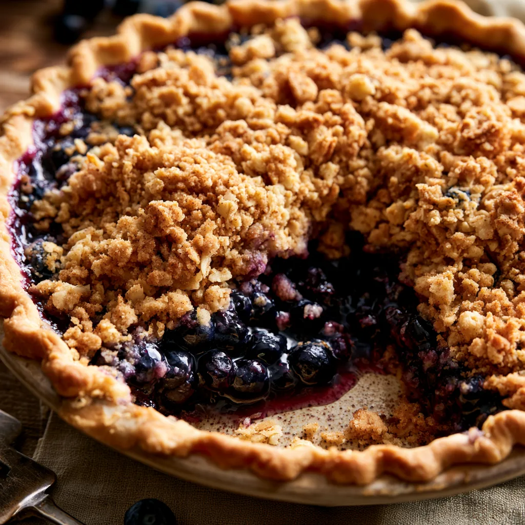 Irresistible Homemade Blueberry Crumble Pie Recipe You Need to Try!