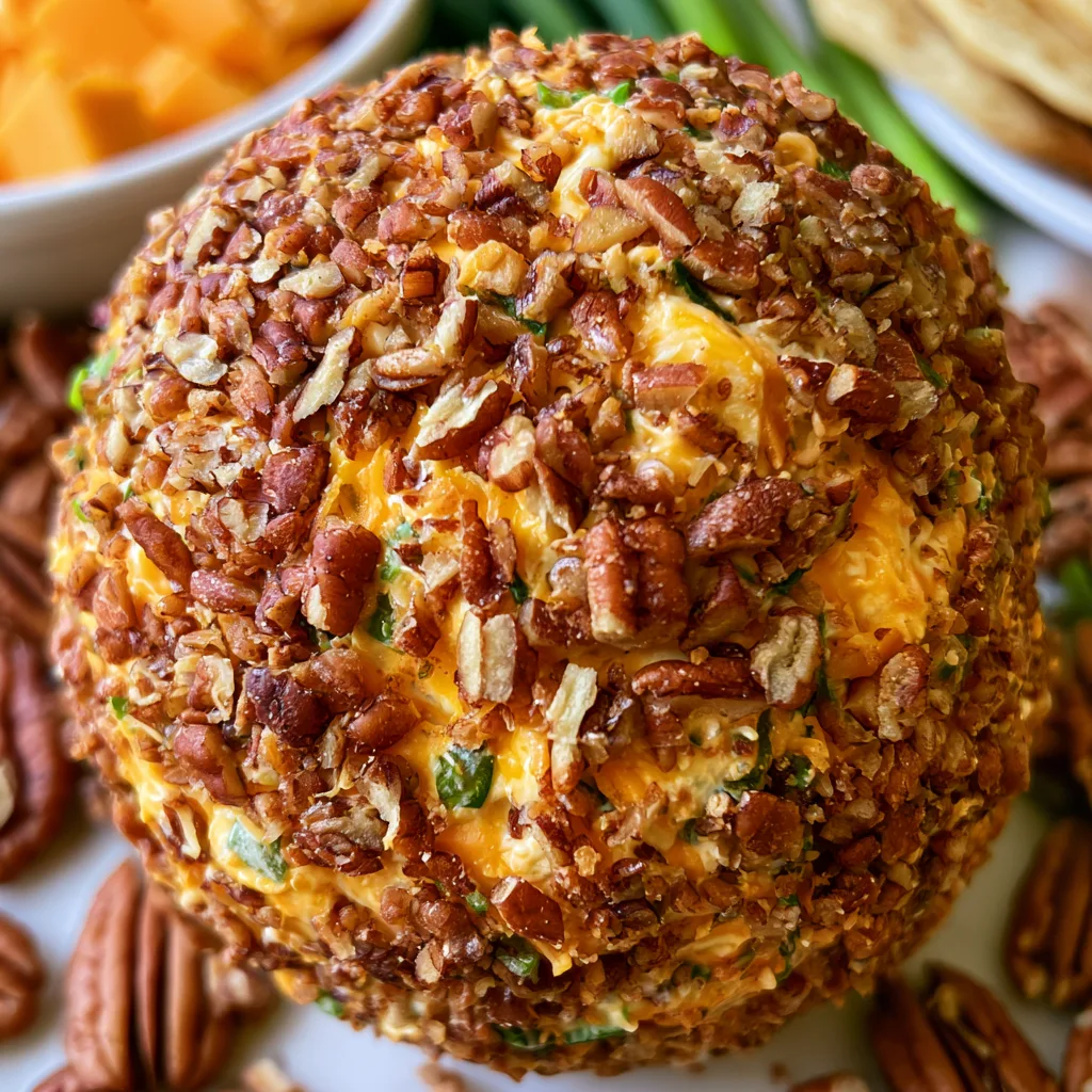 Irresistibly Cheesy Cheddar Ranch Cheeseball Recipe!