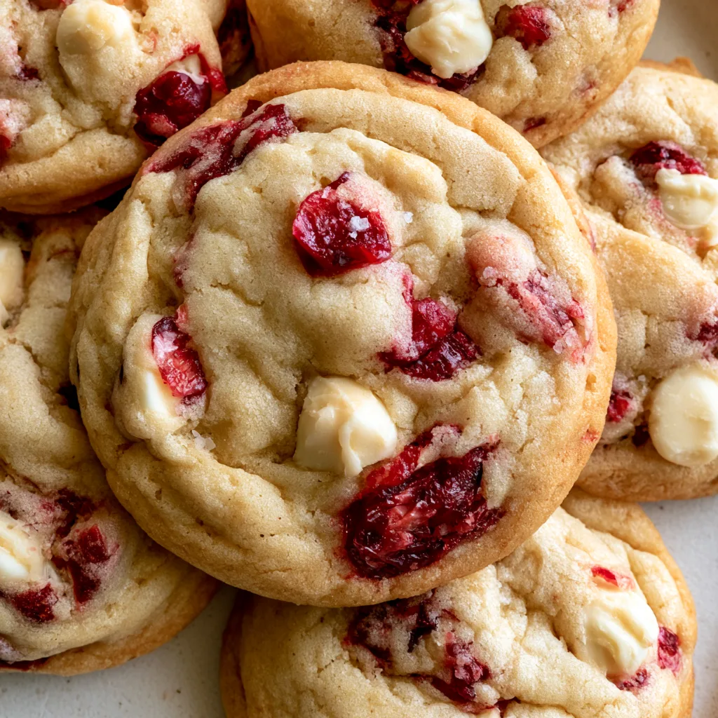 Irresistibly Chewy White Chocolate Cranberry Cookies Recipe