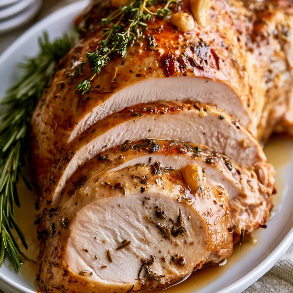 Irresistibly Juicy Butter-Basted Slow Cooker Turkey Breast Recipe!