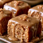 Irresistibly Moist Apple Spice Cake with Decadent Brown Sugar Icing
