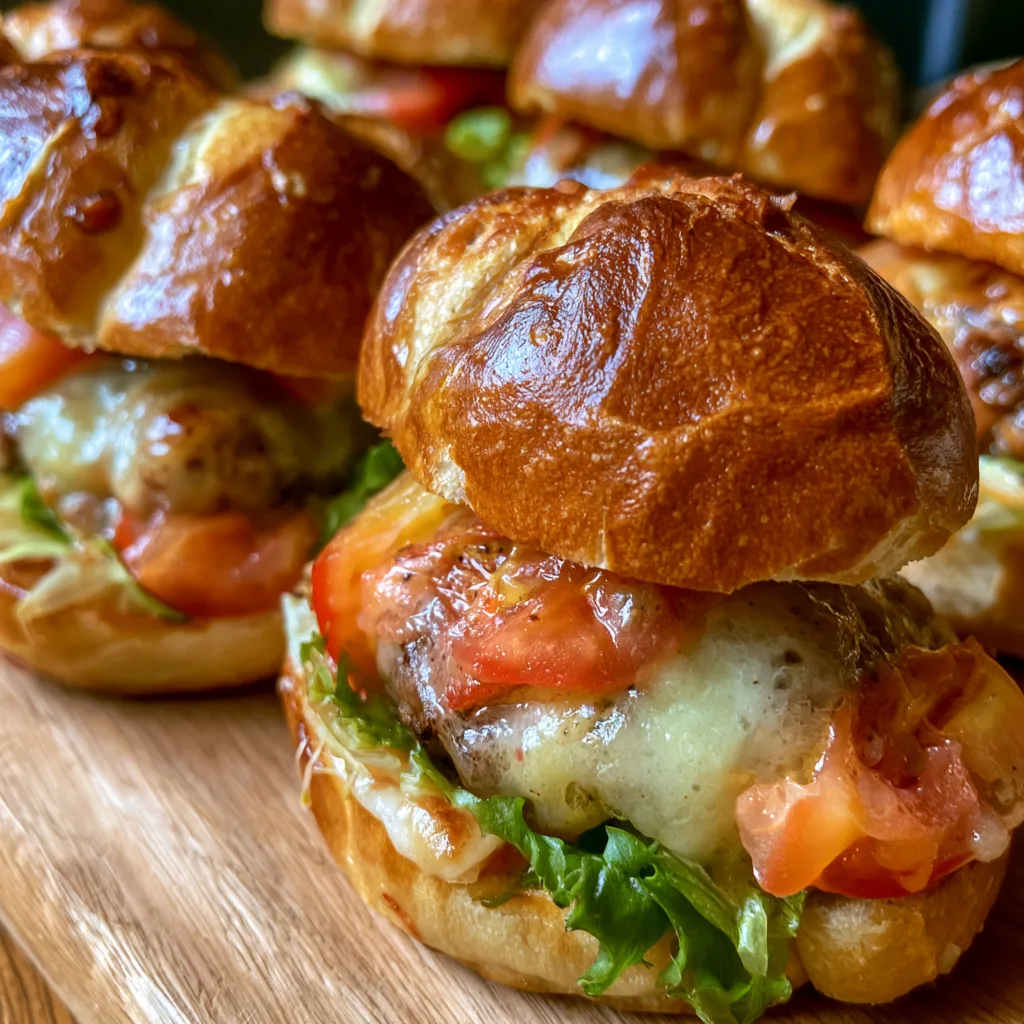 Leckere Mini Laugen-Burger: Schnelles Snack-Rezept für jeden Anlass!