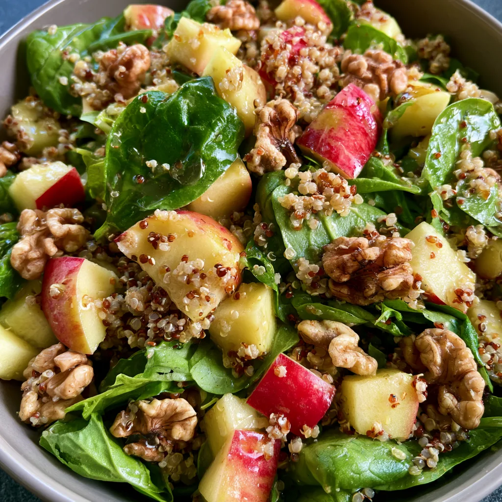Quick and Delicious 15 Minute Apple Quinoa Salad Recipe