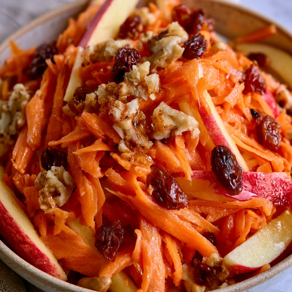 Refreshing Carrot Apple Salad to Brighten Your Day!