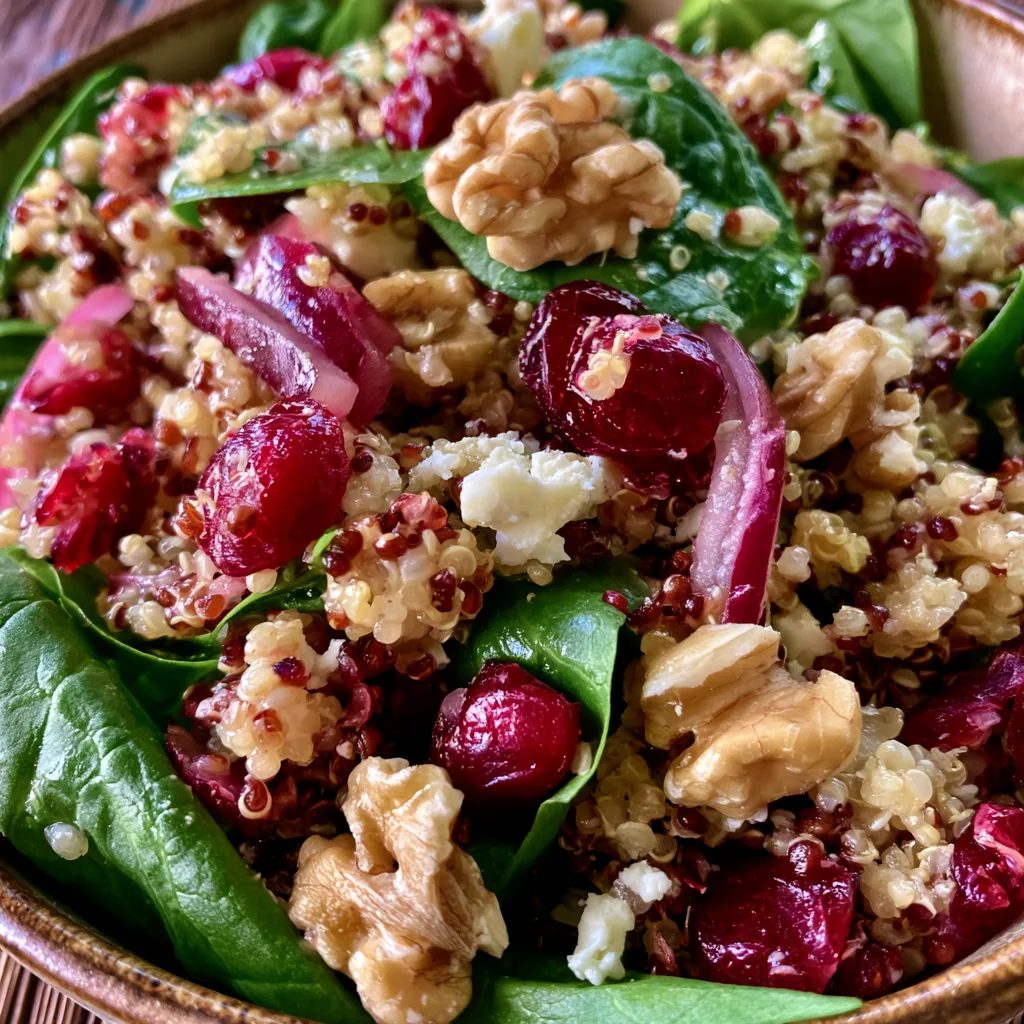 Savor the Flavor: Gluten-Free Cranberry Walnut Quinoa Salad Recipe