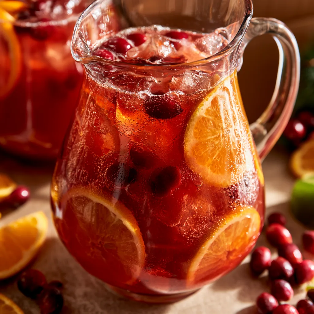 Sip into Fall with Cranberry Orange Margarita Sangria!